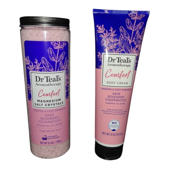 Other - Dr. Teal's Comfort Body Cream and Salt Crystals Set